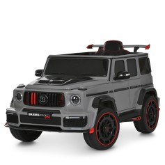 Дитячий електромобіль джип Bambi Racer музика, світло, р/к 2,4G, сірий (M 6257EBLR-11)