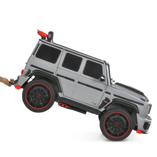 Детский электромобиль джип Bambi Racer музыка, свет, р/к 2,4G, серый (M 6257EBLR-11) — 28144 Детский электромобиль джип Bambi Racer музыка, свет, р/к 2,4G, серый (M 6257EBLR-11) — 28144