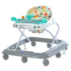 Ходунки Bambi с музыкой и светом, серо-голубые (M 6061-11-4)