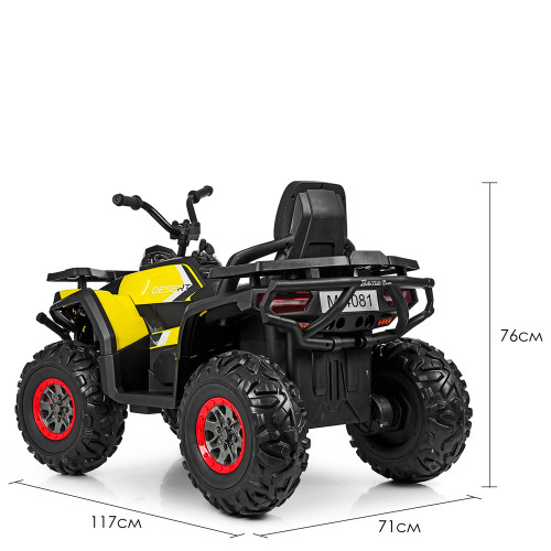 Детский квадроцикл со спинкой Bambi Racer M 4081EBLR-2-6 — 24689