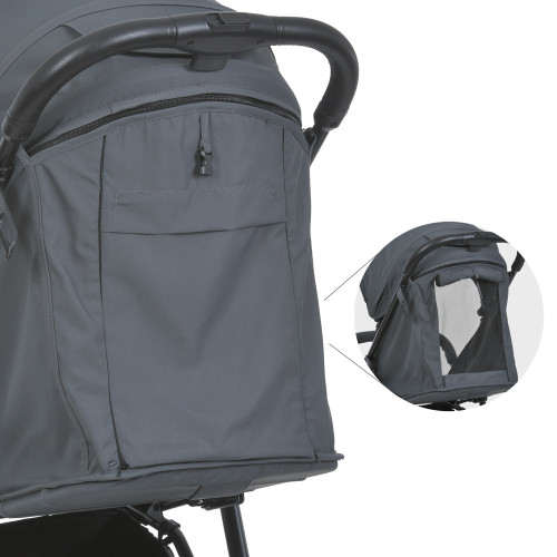 Прогулочная коляска Bambi M 4249-2 Gray Matt — 3748