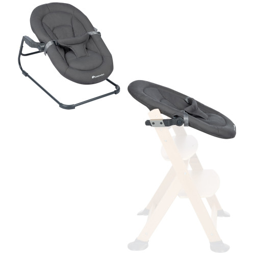 Шезлонг для новонародженого BEBE CONFORT Timba Baby Mineral Graphite — 16647 Шезлонг для новонародженого BEBE CONFORT Timba Baby Mineral Graphite — 16647
