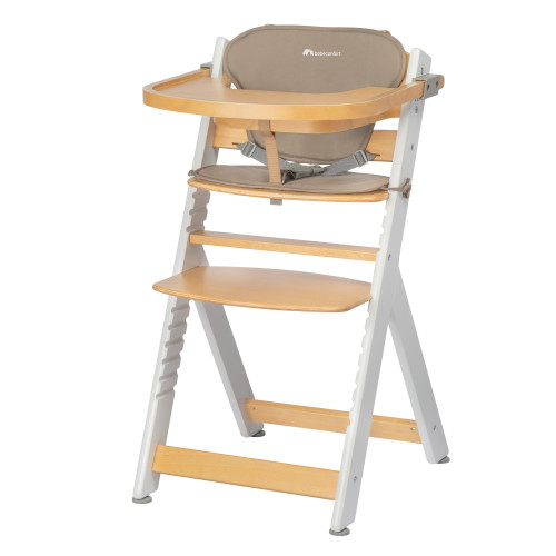 Стільчик для годування з вкладишем BEBE CONFORT Timba Light Wood/Beige — 16778 Стільчик для годування з вкладишем BEBE CONFORT Timba Light Wood/Beige — 16778