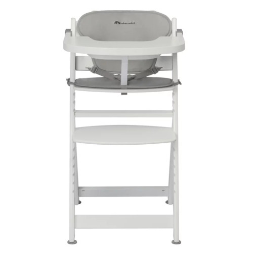 Стільчик для годування з вкладишем BEBE CONFORT Timba White/Gray — 16875 Стільчик для годування з вкладишем BEBE CONFORT Timba White/Gray — 16875