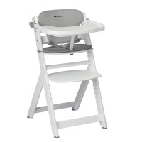 Стільчик для годування з вкладишем BEBE CONFORT Timba White/Gray