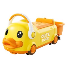 Каталка-толокар с прицепом Beruty Duck yellow (916A)
