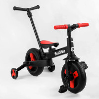 Дитячий велосипед-трансформер Best Trike 23031, батьківська ручка, знімні педалі 
