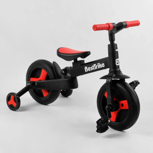 Детский велосипед-трансформер Best Trike 23031, родительская ручка, съемные педали — 10308