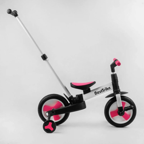 Детский велосипед-трансформер Best Trike 55475 ,родительская ручка, съемные педали — 10314