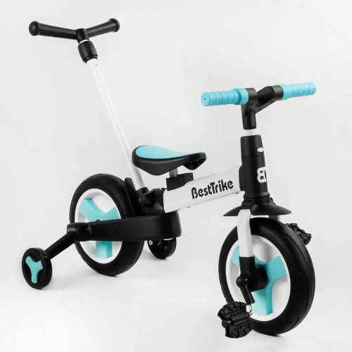 Детский велосипед-трансформер Best Trike 56659 родительская ручка, съемные педали — 10312
