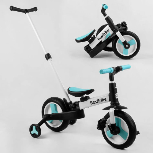 Детский велосипед-трансформер Best Trike 56659 родительская ручка, съемные педали — 10312