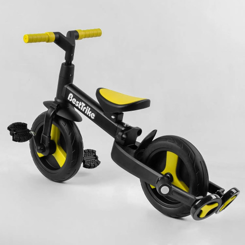 Детский велосипед-трансформер Best Trike 58195, родительская ручка, съемные педали — 10310