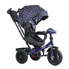 Триколісний велосипед Best Trike Perfetto поворотне сидіння, кошик, музика (8066 / 208-23)