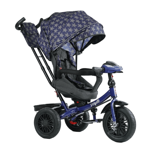 Триколісний велосипед Best Trike Perfetto поворотне сидіння, кошик, музика (8066 / 208-23)