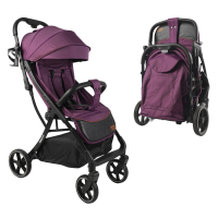 Прогулянкова коляска Joy Geneva фіолетова (GN-42285)