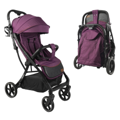 Прогулянкова коляска Joy Geneva фіолетова (GN-42285)
