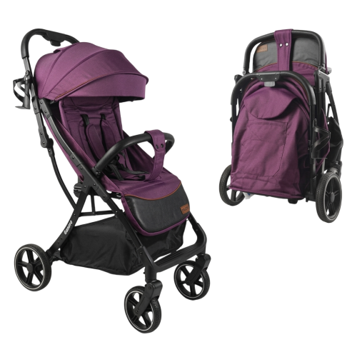 Прогулянкова коляска Joy Geneva фіолетова (GN-42285)
