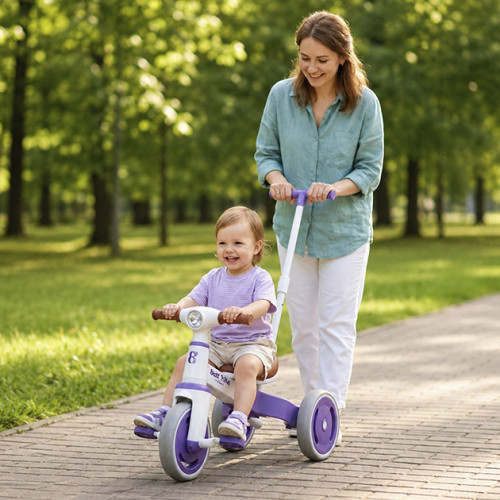 Детский трехколесный велосипед Best Trike с родительской ручкой LB-10571 — 26942
