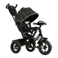 Трехколесный велосипед Best Trike надувные колеса, корзина (3390-31-025)