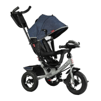 Трехколесный велосипед Best Trike надувные колеса, корзина (3390-32-068)