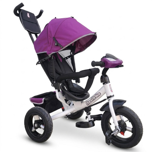 Трехколесный велосипед Best Trike надувные колеса, корзина (3390-37-633)