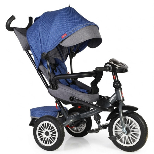 Триколісний велосипед Best Trike Perfetto поворотне сидіння, кошик, музика (8066 / 608-70)