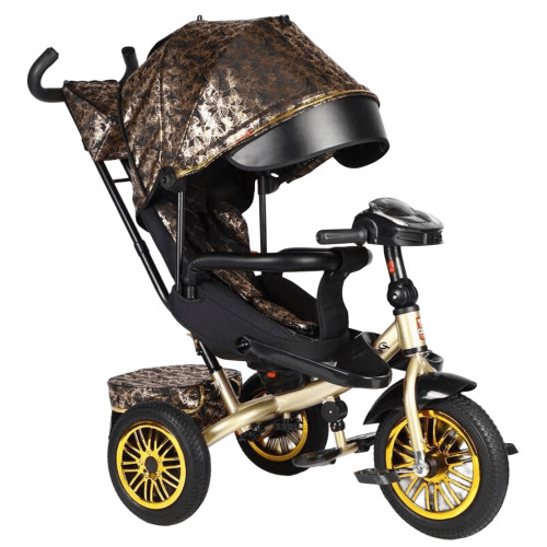 Триколісний велосипед Best Trike Perfetto поворотне сидіння, кошик, музика (8066 / 819-40)