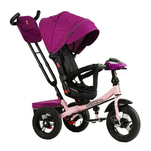 Триколісний велосипед Best Trike поворотні сидіння, складне кермо, музика (6088 F – 736-07)