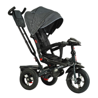Трехколесный велосипед Best Trike поворотные сиденья, складной руль, музыка (6088 F – 980-66)