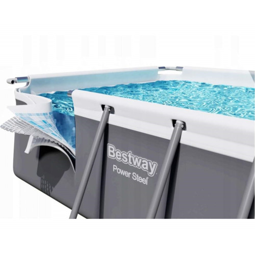 Бассейн каркасный Bestway с фильтром-насосом, лестница, 404-201-100 см, 6478 л (56721) — 24338