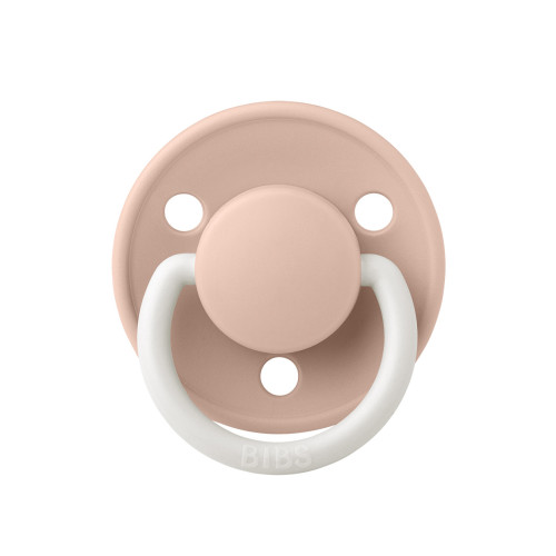 Пустушка Bibs De Lux Latex Size 2 Blush GLOW