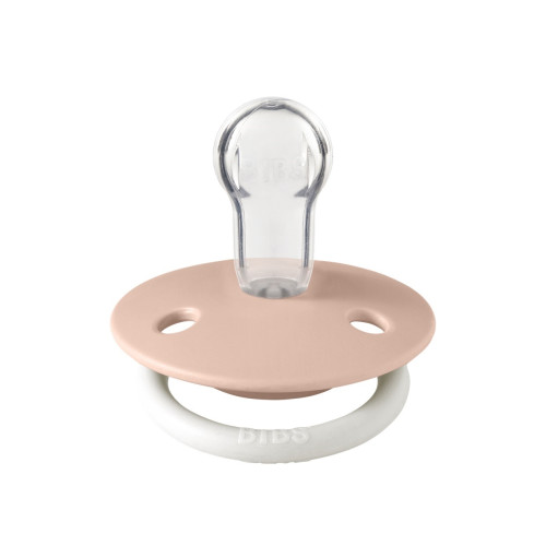 Пустушка Bibs De Lux Silicone Onesize Blush GLOW — 9271