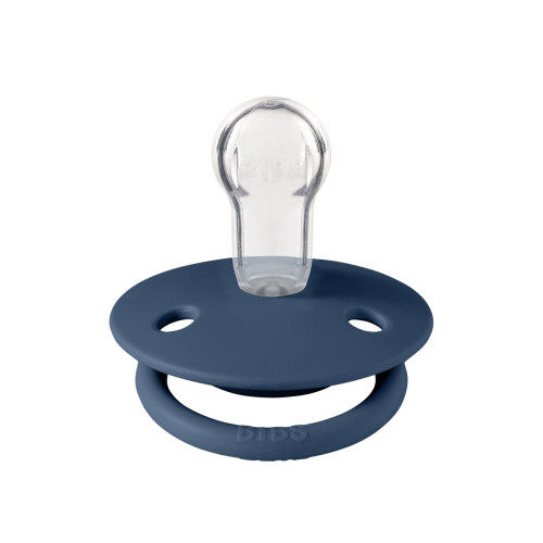 Пустышка Bibs De Lux Silicone Onesize Steel Blue — 9268