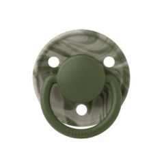 Пустышка Bibs De Lux Silicone Onesize Tie Dye Camo Hunter Green/Sand
