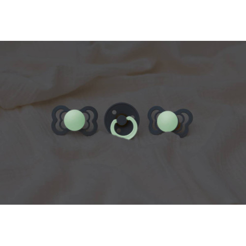 Пустушка Bibs Pacifier Colour Latex Size 2 Anatomical Blush Glow — 25325