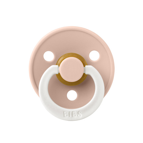 Пустушка Bibs Pacifier Colour Latex Size 1 Anatomical Blush Glow