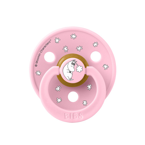 Пустушка Bibs x Moomins Pacifier Colour Dreaming Latex Size 1 Baby Pink