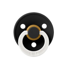 Пустушка Bibs Colour Latex Size 1 Black GLOW