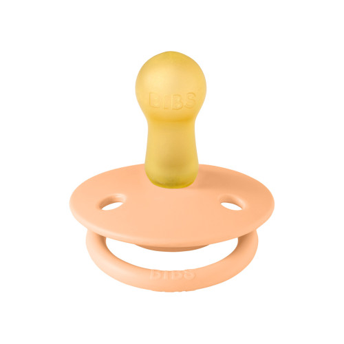 Пустышка Bibs De Lux Latex Size 1 Peach Sunset — 10392