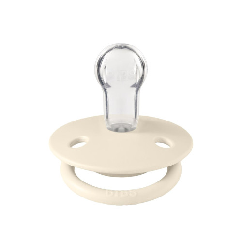 Пустушка Bibs De Lux Silicone Onesize Ivory — 10377
