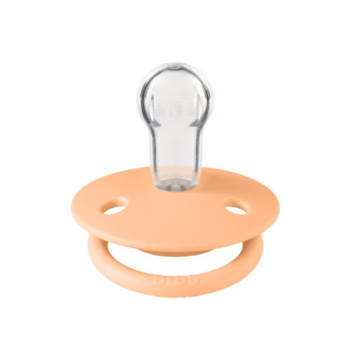 Пустушка Bibs De Lux Silicone Onesize Peach Sunset — 12516