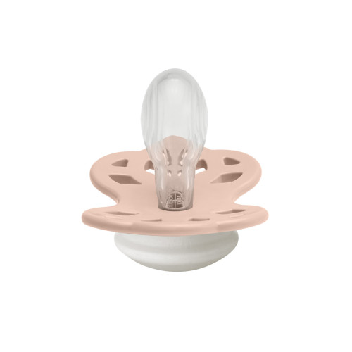 Пустушка Bibs Infinity Silicone Symmetrical Size 2 Blush GLOW — 9473