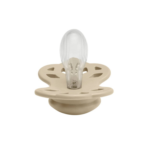 Пустушка Bibs Infinity Silicone Symmetrical Size 1 Vanilla GLOW — 9471