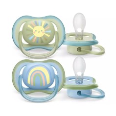 Пустушка Philips Avent Ultra Air, 0–6 міс., 2 шт. (SCF085/58)