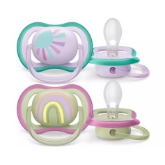 Пустушка Philips Avent Ultra Air, 0–6 міс., 2 шт. (SCF085/59)