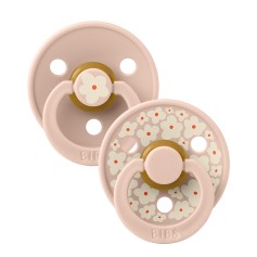 Набор пустышек Bibs Studio Colour 2 Pack Jasmine Latex Size 1 Blush Mix