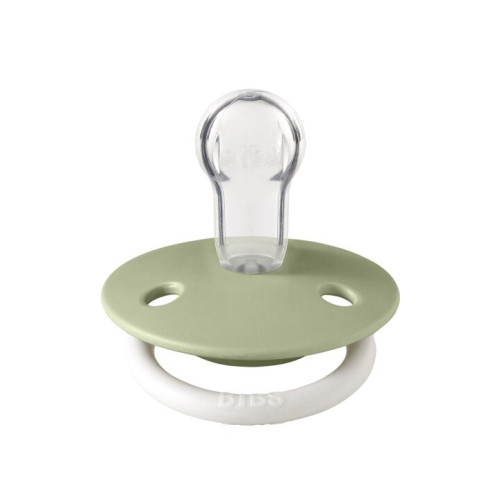 Пустышка Bibs De Lux Silicone Onesize Sage Glow — 11981