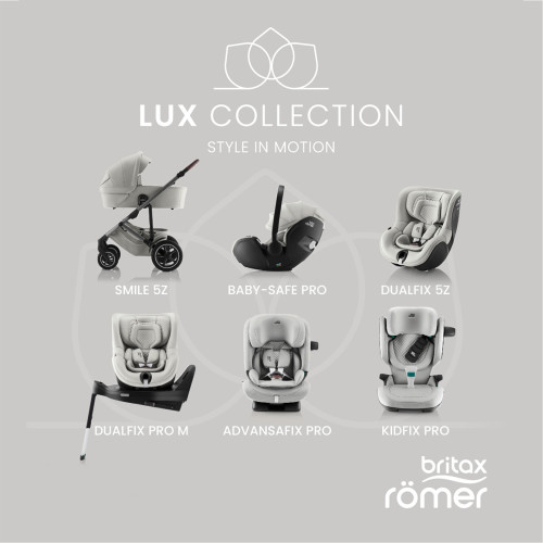 Автокрісло BRITAX-ROMER DUALFIX 5Z LUX Linen Grey — 16831 Автокрісло BRITAX-ROMER DUALFIX 5Z LUX Linen Grey — 16831