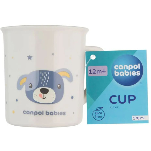 Кружка Canpol babies Cute Animals 170 мл блакитна (4/413_blu2) — 9195