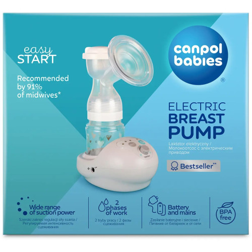 Молоковідсмоктувач електричний Canpol babies EasyStart (12/215) — 4123